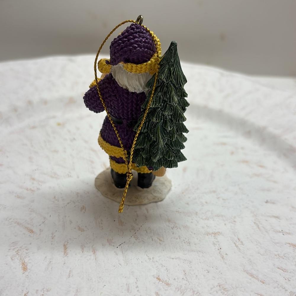 LSU Santa ornament - Picture 2 of 4